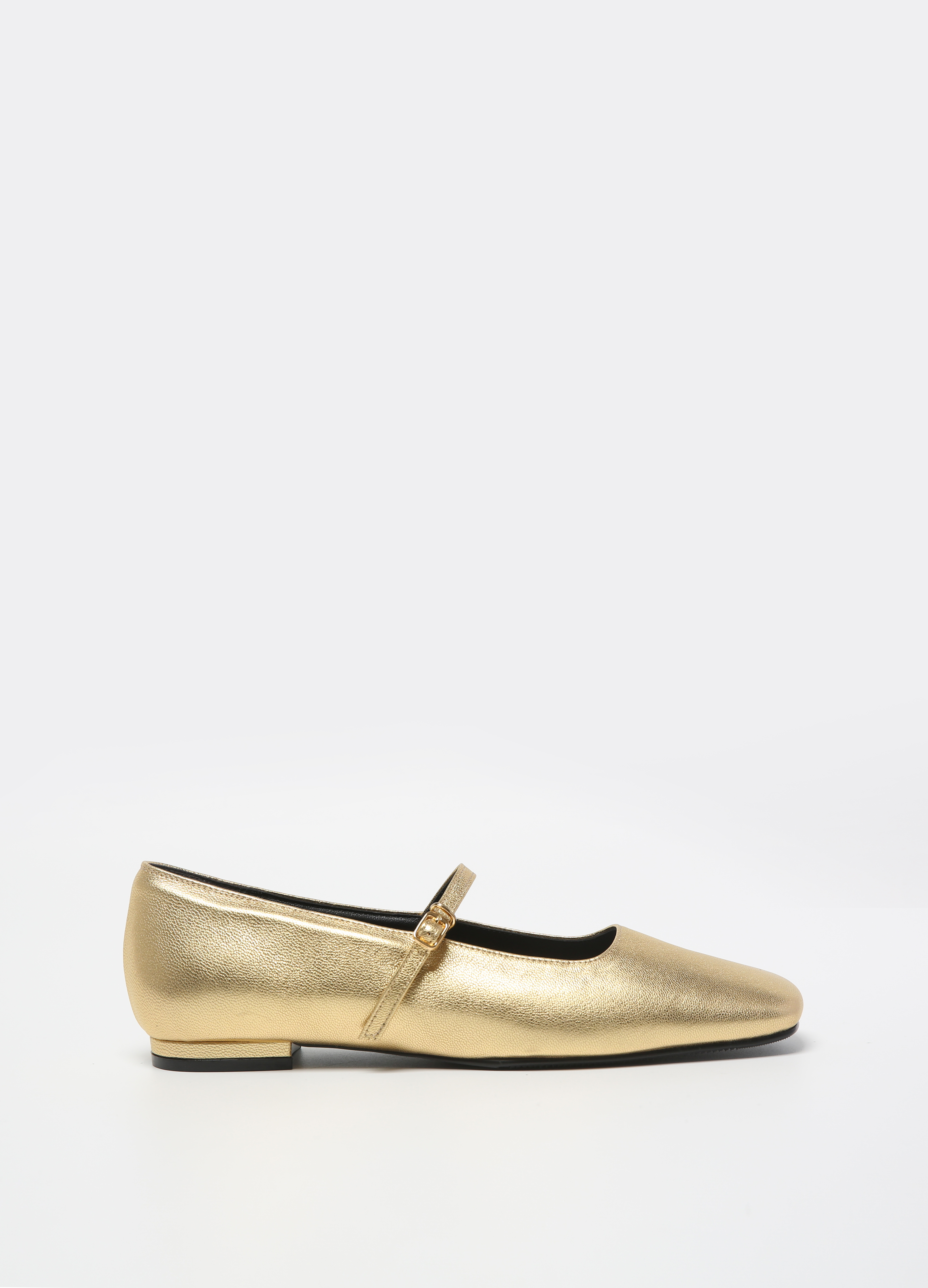SQUARE MARY JANE FLAT (GOLD)